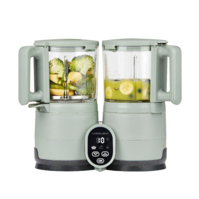 Multifunkčný prístroj Nutribaby Glass Celadon Green Babymoov