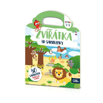 3D samolepky: Zvieratká Kvído