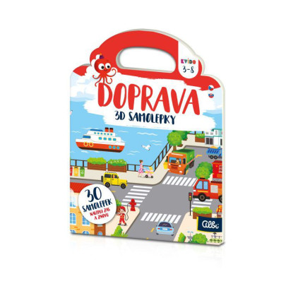 3D samolepky: Doprava Kvído