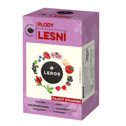 Čajový večierok, plody lesné Leros