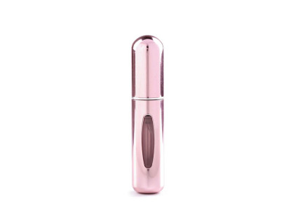 Cestovný plniteľný rozprašovač na parfum 8 cm púdrová