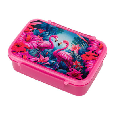 Box na desiatu s priehradkami Flamingo Baagl