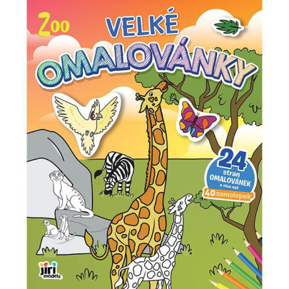 Veľké omaľovánky Zoo
