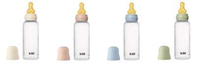Antikoliková fľaša s kaučukovým cumlíkom 270 ml Bibs