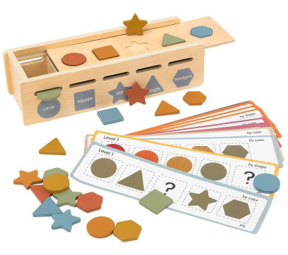 Motorická vkladačka Triedenie tvarov a farieb 2Kids Toys