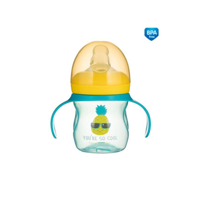 Tréningový hrnček so silikónovým náustkom a úchytmi So Cool 150 ml Canpol babies