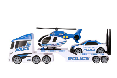 Policajná preprava helikoptéry so zvukom a svetlom Teamsterz