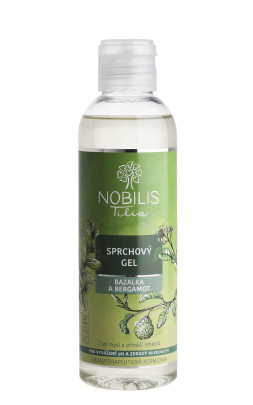 Sprchový gél Bazalka a bergamot 200 ml Nobilis Tilia