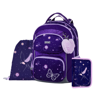 Školská súprava 3 ks Oxy Jumper Flowers OxyBag