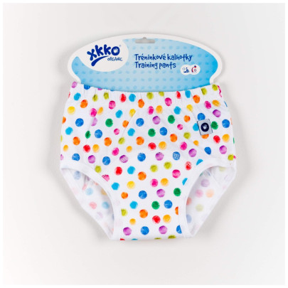 Tréningové nohavičky Organic Watercolor Polka Dots Xkko
