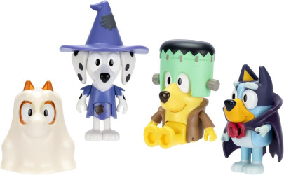 Maškarná párty sada 4 figúrky Bluey