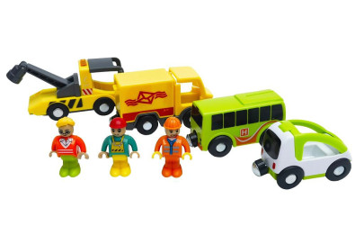Súprava mestských vozidiel s figúrkami 2Kids Toys