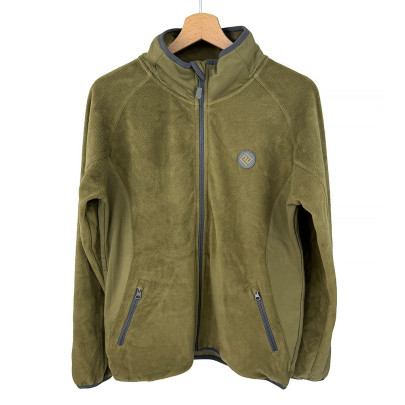 Detská športová outdoorová mikina Khaki Pidilidi