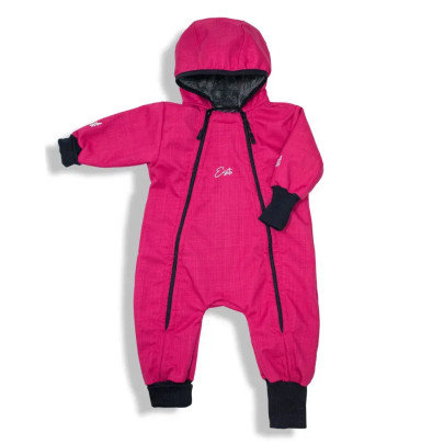 Rastúca zimná softshellová kombinéza Lamb Raspberry pink Esito