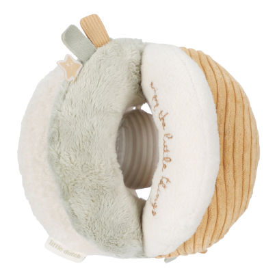 Loptička textilná Newborn Naturals Little Dutch