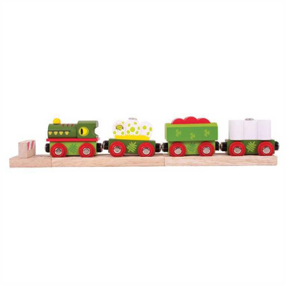 Dinosaurie vláčik + 3 koľaje Bigjigs Rail
