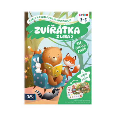 Kvído - Zvieratká z lesa 2 - Karty a puzzle pre Hovoriaci tabuľ 2 Albi