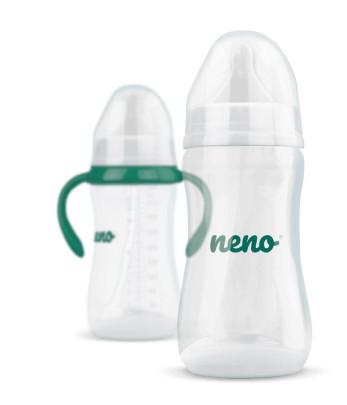 Fľaša dojčenská antikoliková 300 ml, 6 m+ Neno