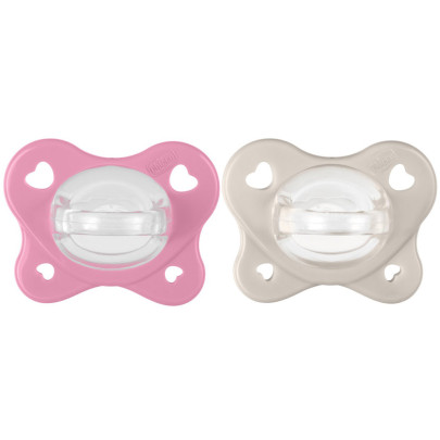 Cumlík PhysioForma® Dual Soft ružové 6 - 16 m, 2 ks Chicco