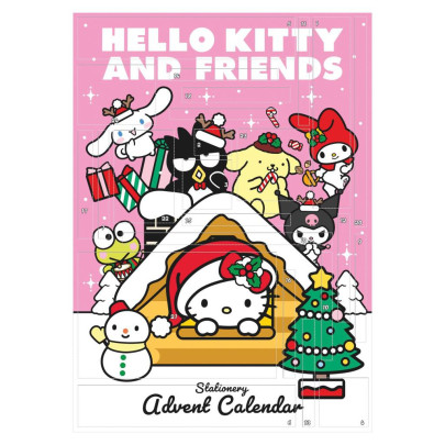 Adventný kalendár V2 papierenský Hello Kitty a priatelia