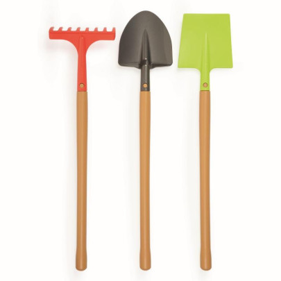 Súprava veľkého záhradníckeho náradia (3 ks) 70 cm
