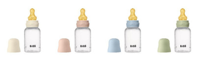 Antikoliková fľaša s kaučukovým cumlíkom 150 ml Bibs