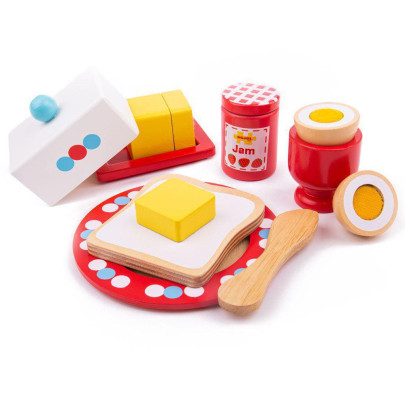 Drevený set raňajky Bigjigs Toys