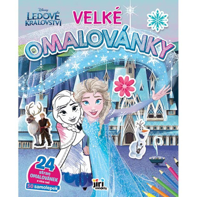 Veľké omaľovánky Ľadové kráľovstvo