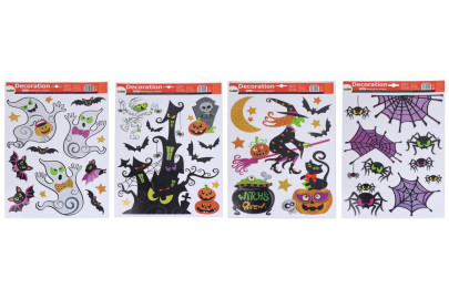 Dekorácia okenná 41 x 29 cm Mix Halloween