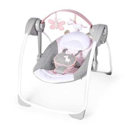 Hojdačka s melódiou Flora the Unicorn™ 0 m+ do 9 kg Ingenuity