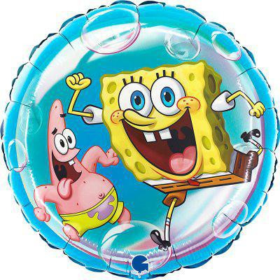 Kruh - SpongeBob 18"/46 cm fóliový balónik nafukovací