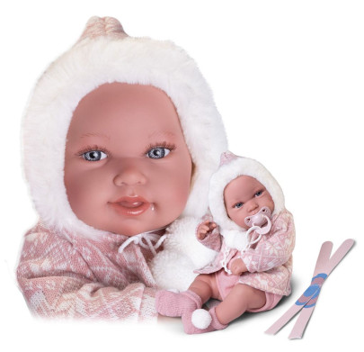Realistická bábika bábätko s celovinylovým telom 42 cm Pipa 50406 Antonio Juan