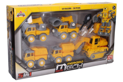 Autorobot stavebný skrutkovací 5 v 1 21 cm