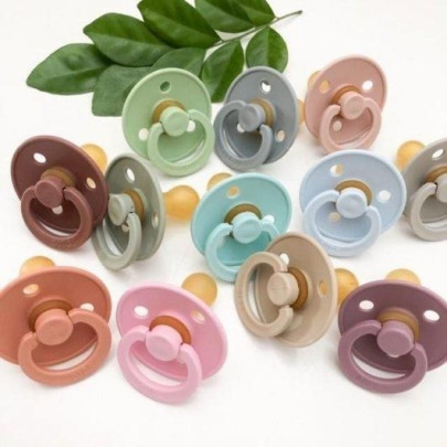 Cumlíky kaučuk 2 ks 0-6 mesiacov Colour Bibs