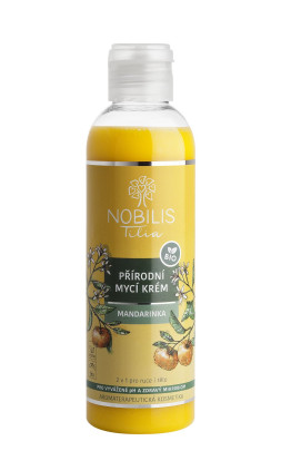 Prírodný umývací krém Mandarinka 200 ml Nobilis Tilia