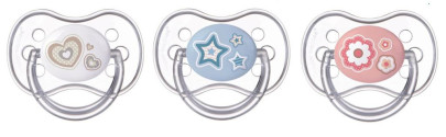 Cumlík 6 - 18 m silikónový symetrický Newborn Baby Canpol babies