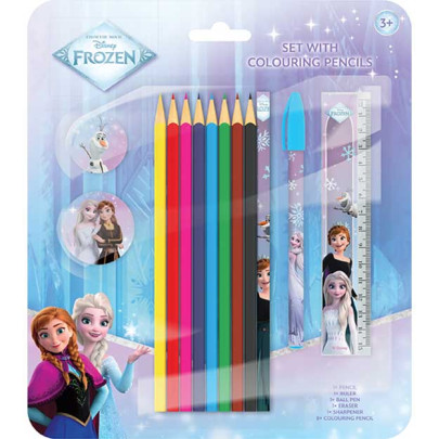 Set s pastelkami Ľadové kráľovstvo