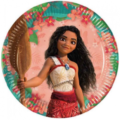 Taniere papierové EKO - Vaiana 23 cm/8 ks