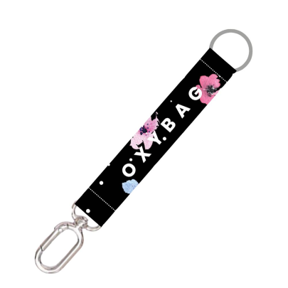 Krátka kľúčenka s karabínkou Flowers OxyBag