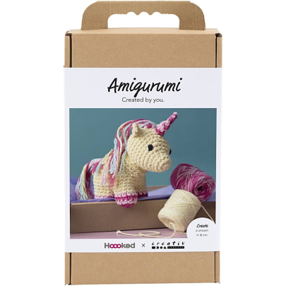 Sada na háčkovanie jednorožec Amigurumi