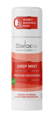 Grep mint Bio prírodný dezodorant Saloos