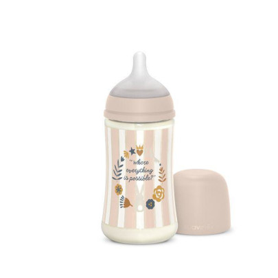 Dojčenská fľaša Wonderland 270 ml Fyziol prietok M Suavinex