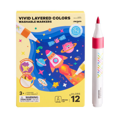 Vivid layered Fixy Umývateľné 12 ks Jarmelo