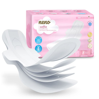Vložky popôrodné s krídelkami Soffio 8 ks Neno