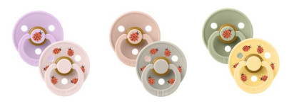 Colour Ladybug cumlíky z prírodného kaučuku 2 ks 6 - 18 m Bibs