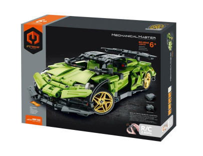 Stavebnica iM.MASTER závodné auto RC plast 2,4 GHz 429 dielikov dôb. pack+ batéria
