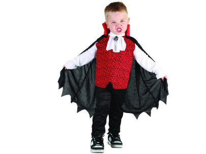 Kostým na karneval - upír,Veľ.  80 - 92 cm