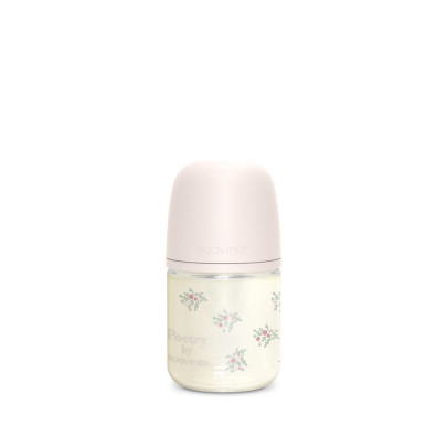 Fľaša sklo Poetry 120 ml fyziologická SX Pro 0 m+ SF Suavinex
