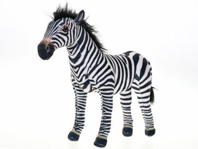 Zebra plyšová 28 cm stojaca 0 m+