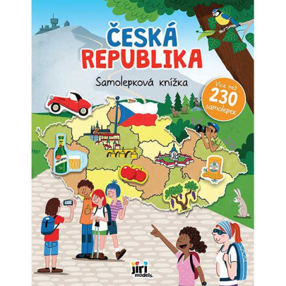 Veľká samolepková knižka Česká republika